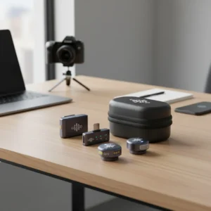 LUUCCO AirWave+, micrófono inalámbrico lavalier, vista 1