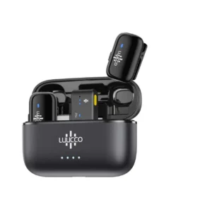 LUUCCO MiniPods, micrófono inalámbrico lavalier ultraliviano, vista 1